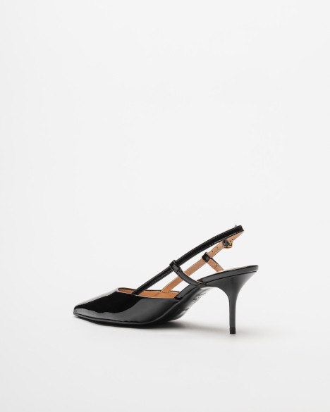 Open schoen aan de achterkant Love Moschino