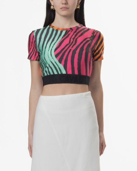 Just Cavalli Cropped t-shirt