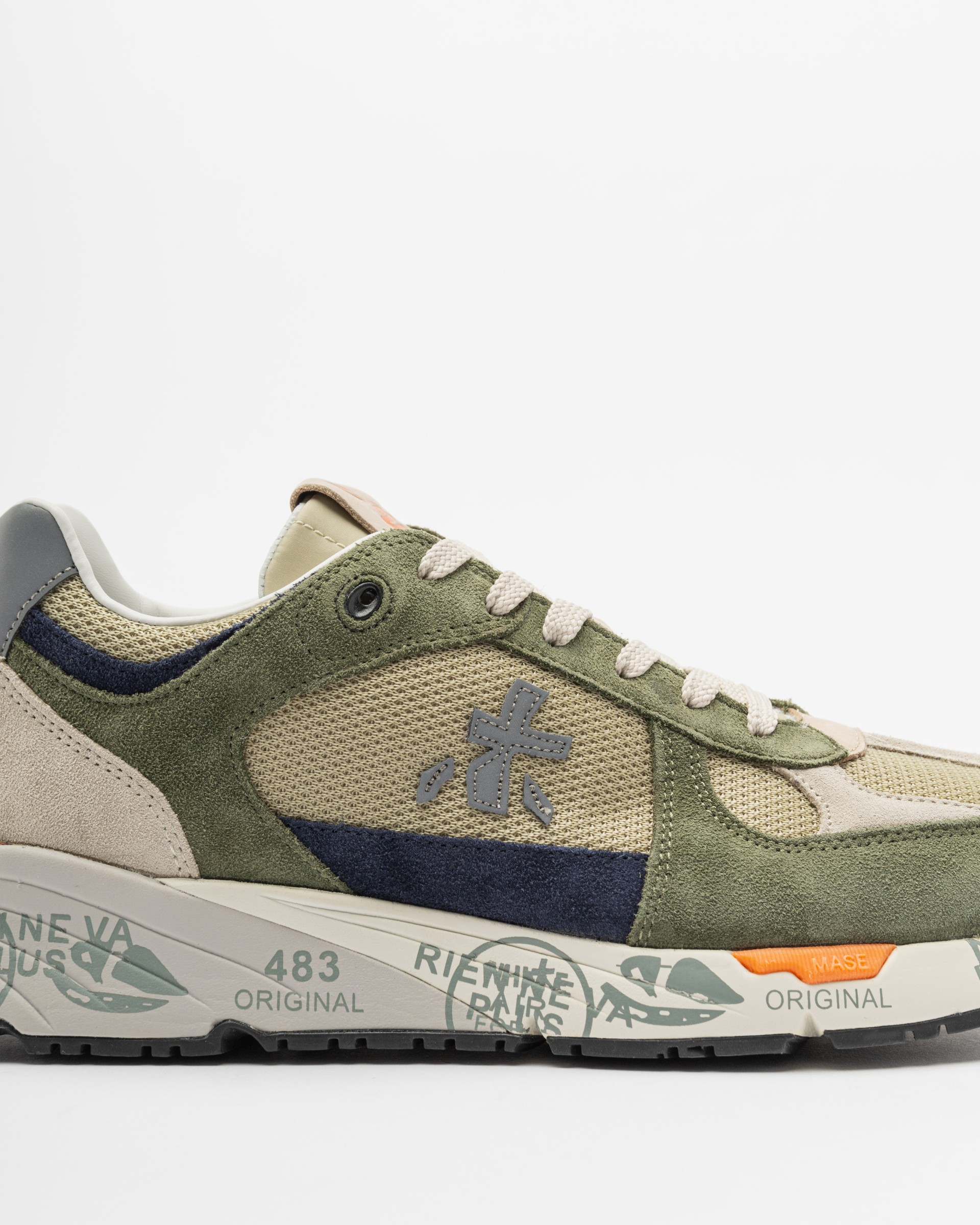 スニーカー PREMIATA Men Sneakers MASE VAR 7295 Green Premiata MASE 7295 Green Sneakers - 340-MA7295-10 - PROF