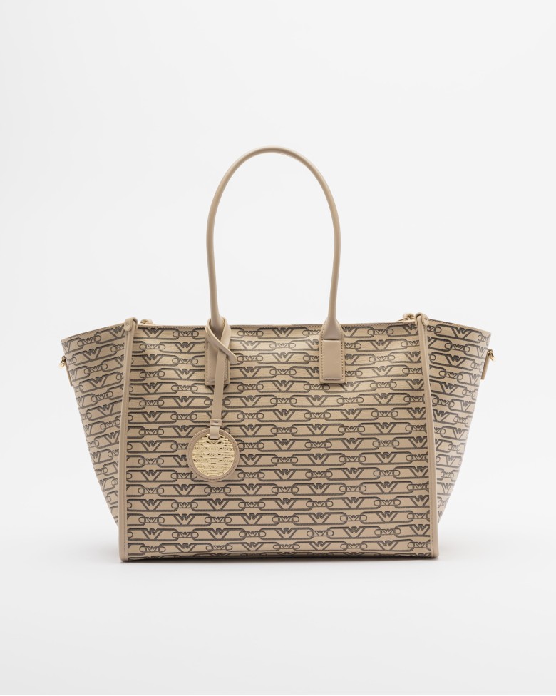 Sac shopper Emporio Armani EW000370 Beige 5 EW000370 05 PROF Online Store