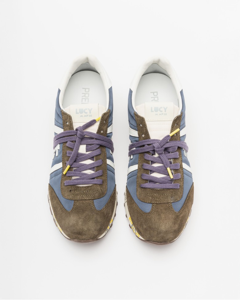 スニーカー PREMIATA Men Sneakers LUCY7252 Blue Premiata LUCY 7252 Blue Sneakers - 340-LU7252-02 - PROF