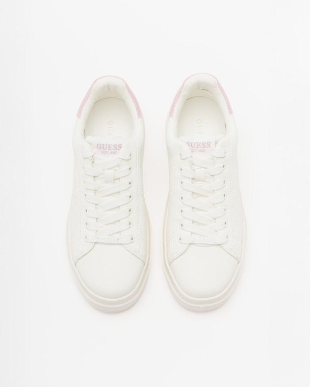 Baskettes blanches Guess