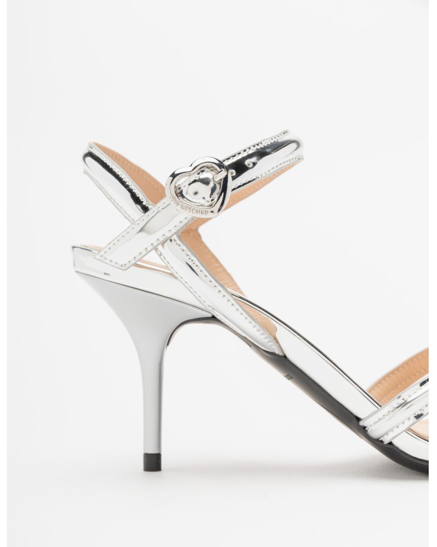 Sandali con tacco alto Love Moschino