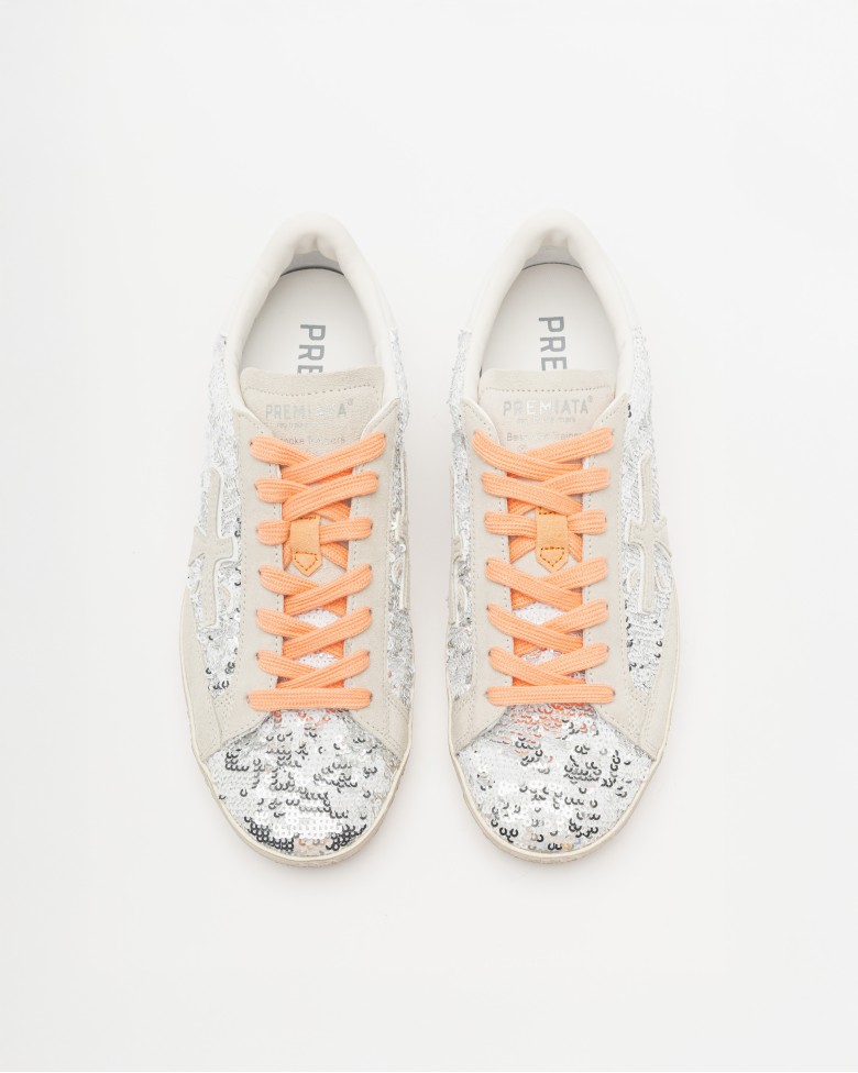 Premiata STEVEND 7270 Silver Sneakers - 340-ST7270-31 - PROF