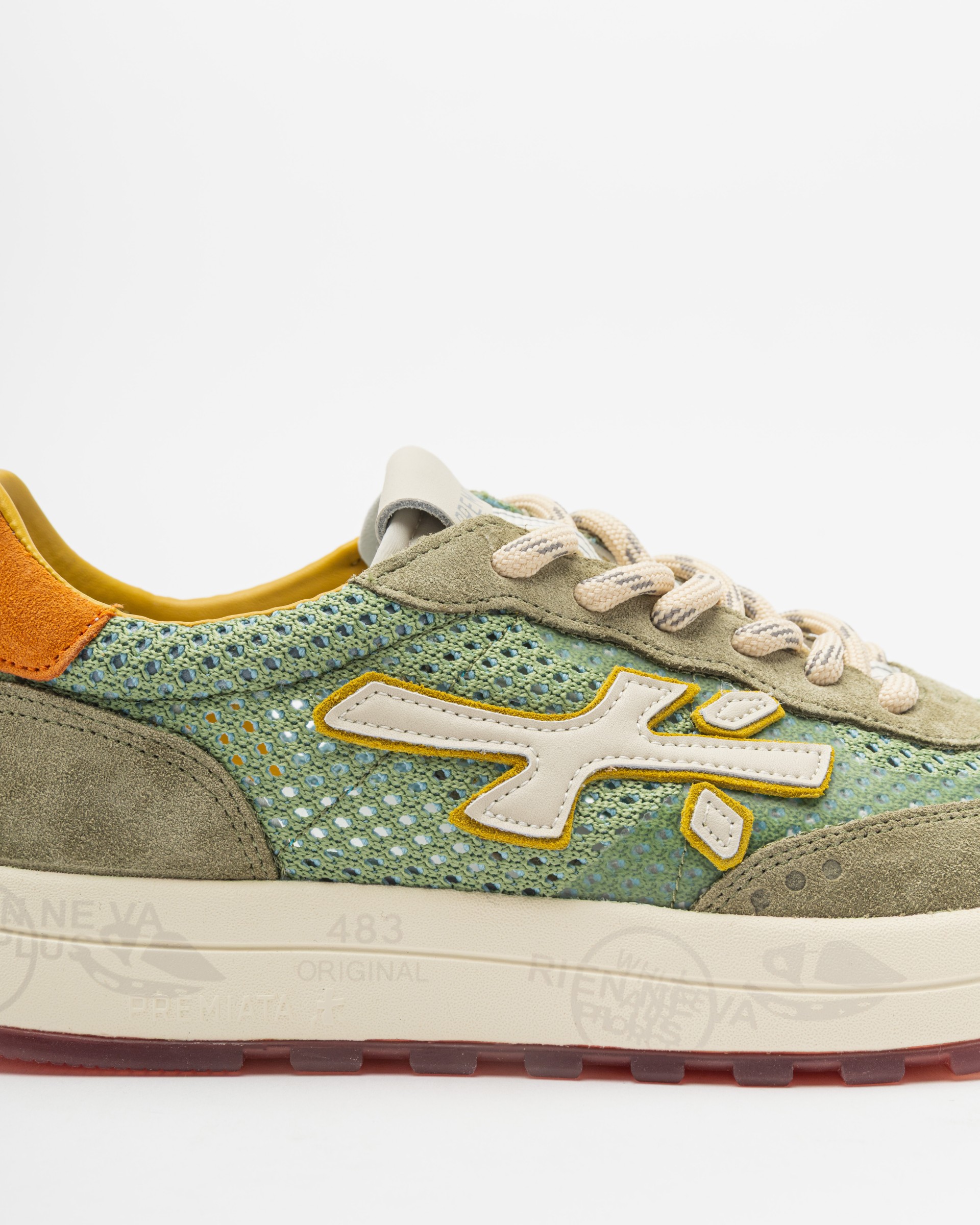 Premiata NOUS 7226 Green Sneakers - 340-NO7226-10 - PROF