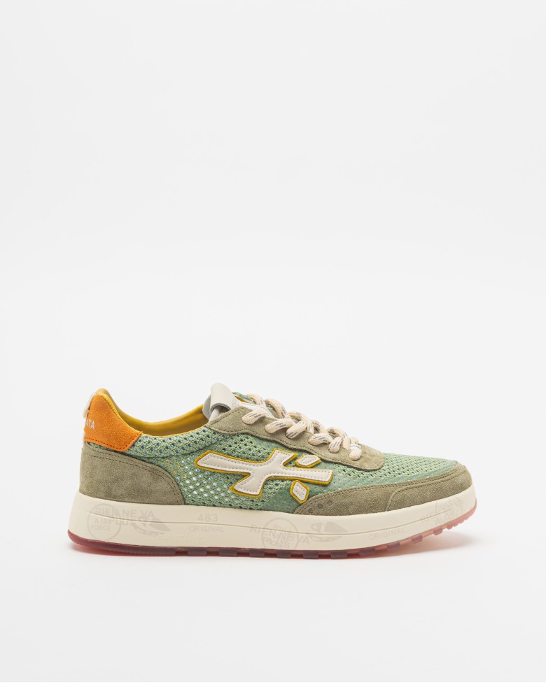 スニーカー PREMIATA Men Sneakers NOUS VAR 7226 Green Premiata Nous 7226 Sneakers Green Box Sole-Running Men