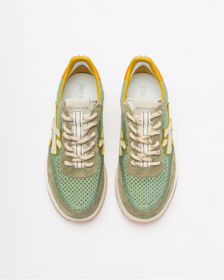 スニーカー PREMIATA Men Sneakers NOUS VAR 7226 Green Premiata Nous 7226 Sneakers Green Box Sole-Running Men