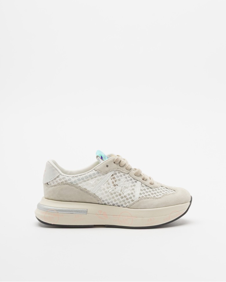 スニーカー PREMIATA Women Sneakers CASSIE VAR 7390 White Premiata Cassie 7390 white leather sneaker | H-Brands