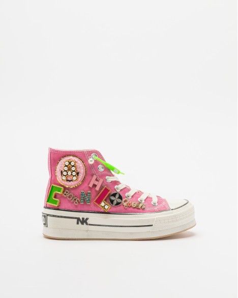 Sapatilhas cano alto Nan-Ku Couture