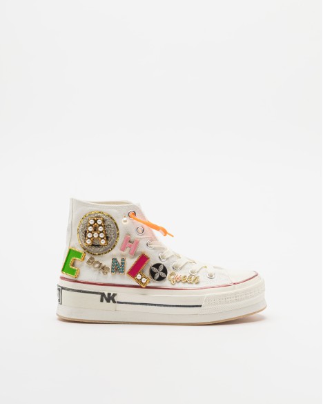 Sapatilhas cano alto Nan-Ku Couture