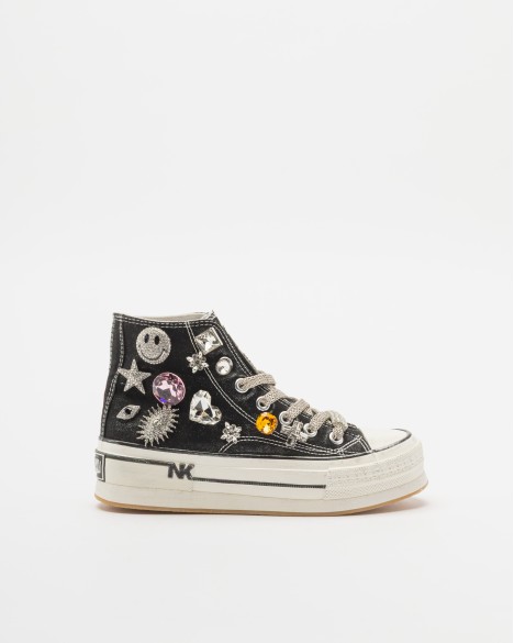 Nan-Ku Couture Sapatilhas cano alto