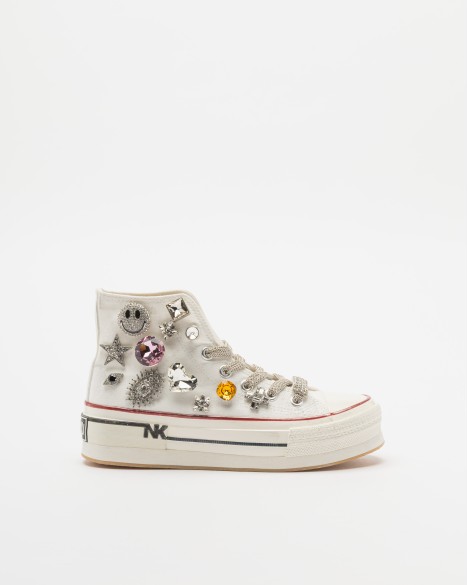 Sapatilhas cano alto Nan-Ku Couture