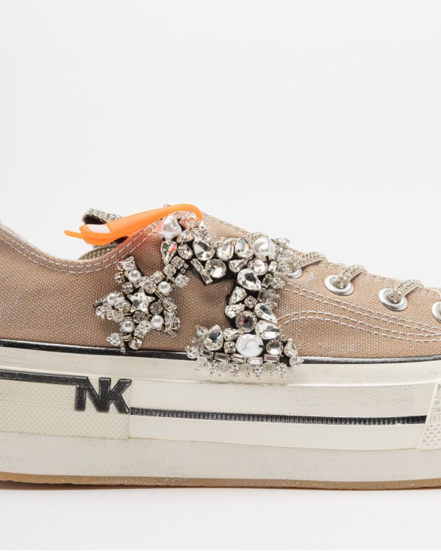 Sapatilhas de plataforma Nan-Ku Couture