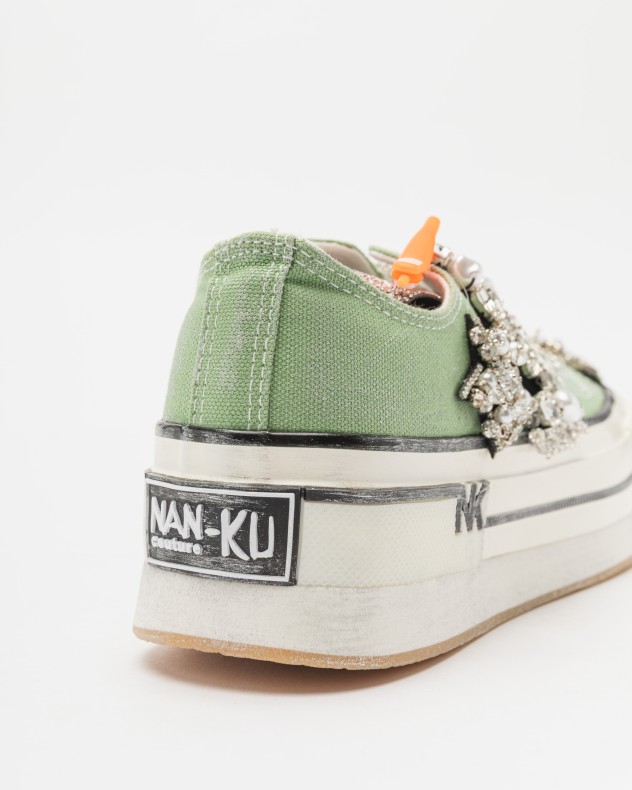 Sapatilhas de plataforma Nan-Ku Couture