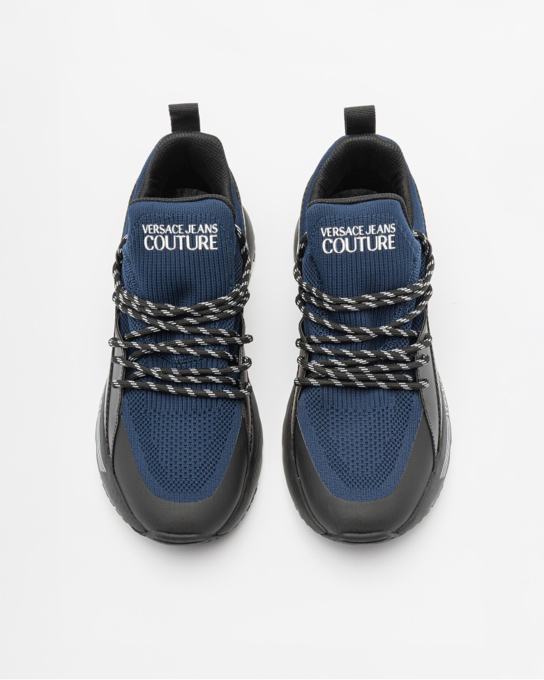 スニーカー VERSACE JEANS COUTURE Men Sneakers Blue 78YA3SA6ZSC66 288 Logo Dynamic Sneakers Blue,Print | VERSACE