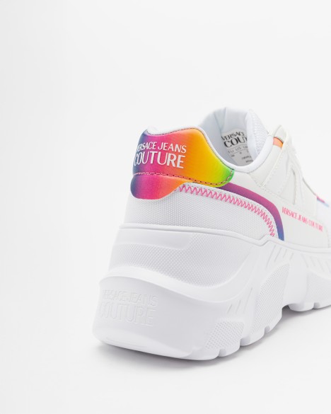 Sapatilhas brancas Versace Jeans Couture