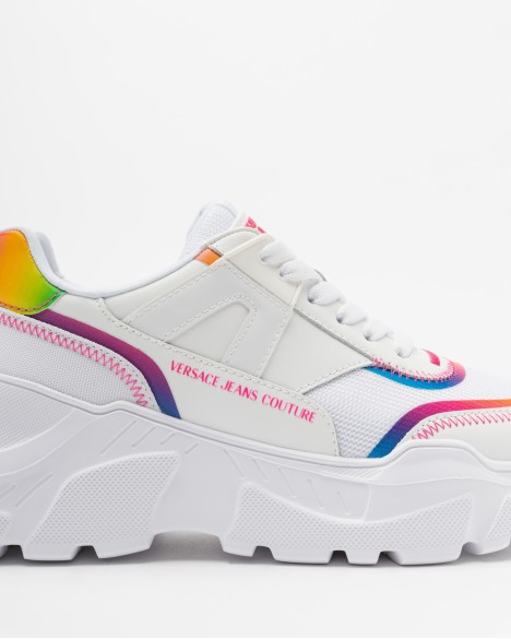 Sapatilhas brancas Versace Jeans Couture