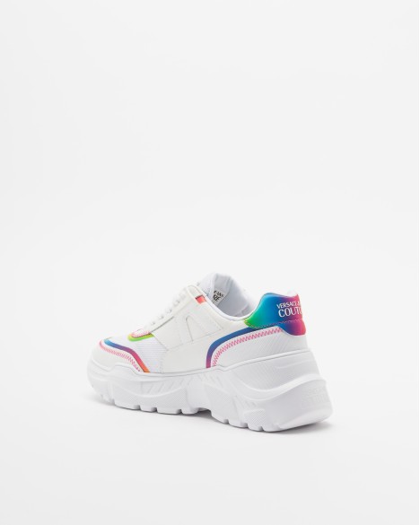 Sapatilhas brancas Versace Jeans Couture