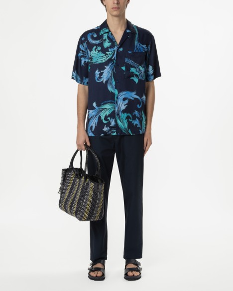 Overhemd met korte mouwen Versace Jeans Couture