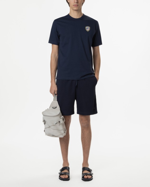 Blauer T-shirt