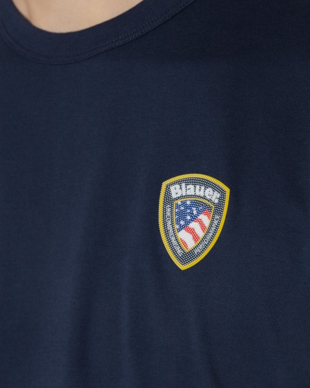 Blauer T-shirt