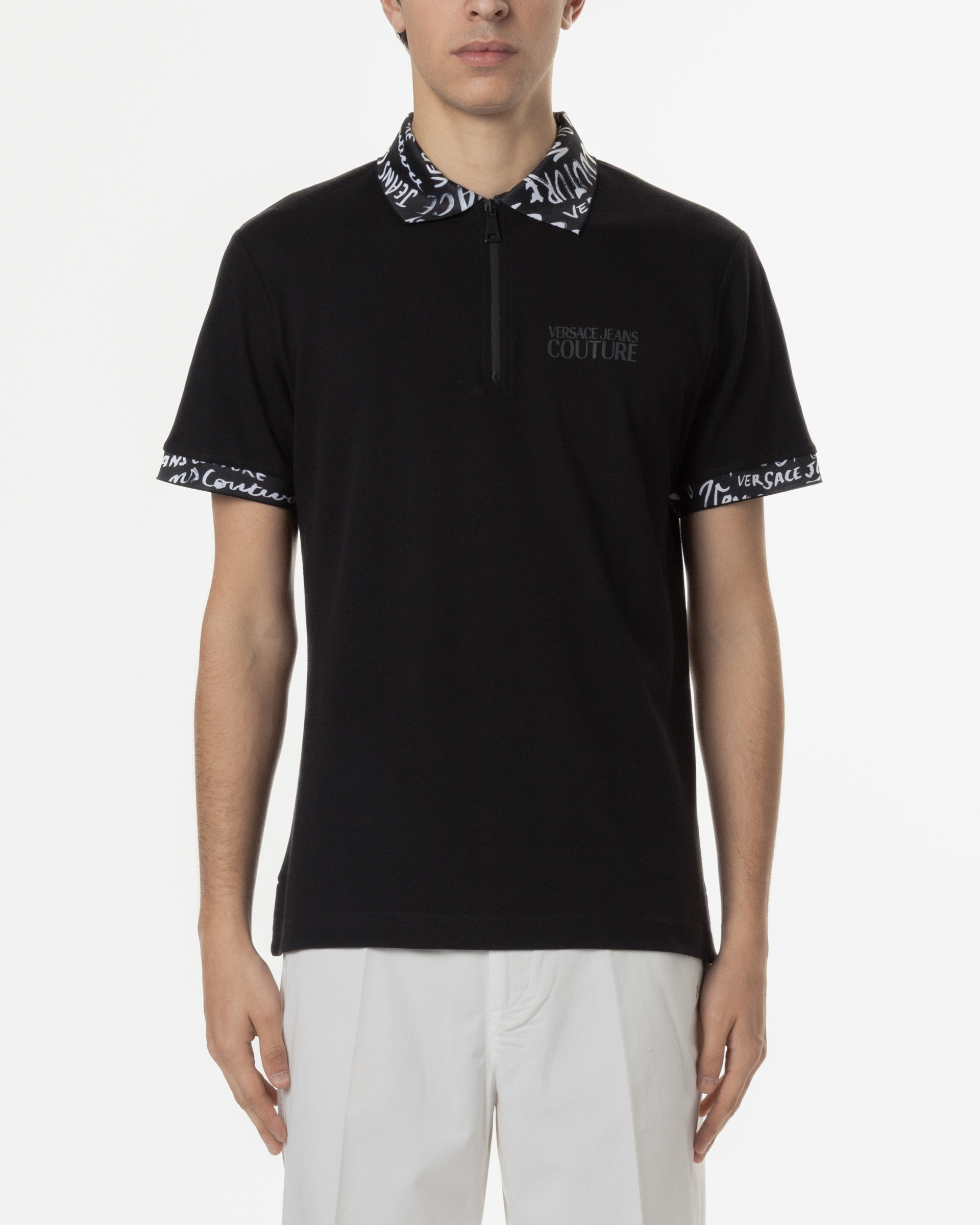Versace Jeans Couture 78GAGT02 Black Polo shirt - 492-GAGT02
