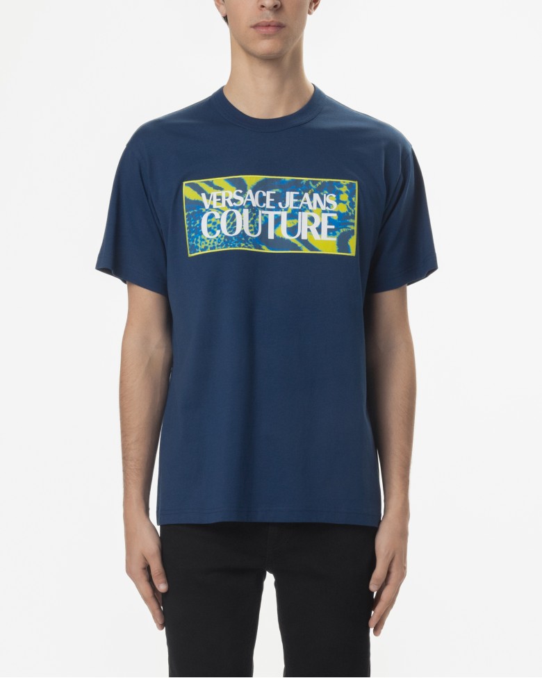 Versace Jeans Couture 78GAHE04 Blue T-shirt 492-GAHE04-02 PROF