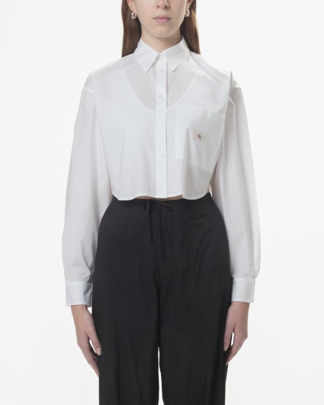 Camisa cropped Calvin Klein Jeans
