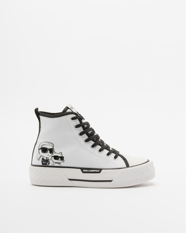 Sapatilhas cano alto Karl Lagerfeld