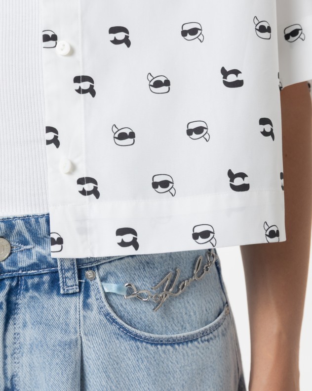 Chemise manche courte Karl Lagerfeld