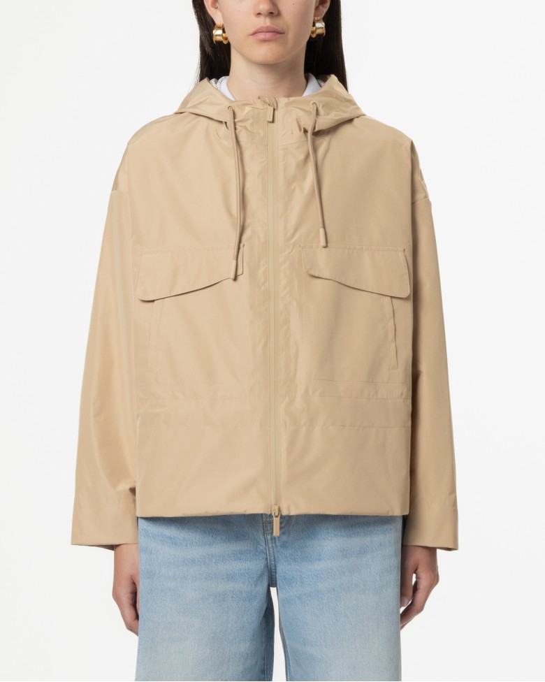 Armani Exchange XW000417 Beige Windbreaker - 5-XW000417-05