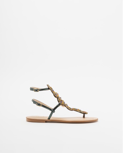 Platte sandalen