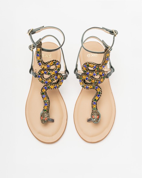 Platte sandalen