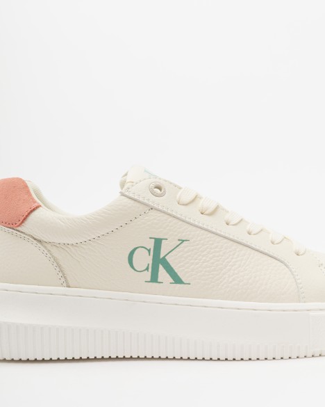 Wei�e Sneakers Calvin Klein Jeans