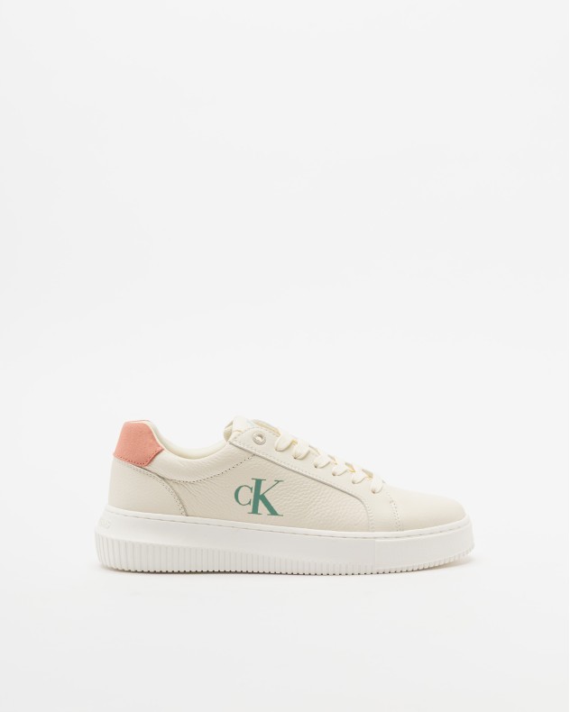 Sapatilhas brancas Calvin Klein Jeans