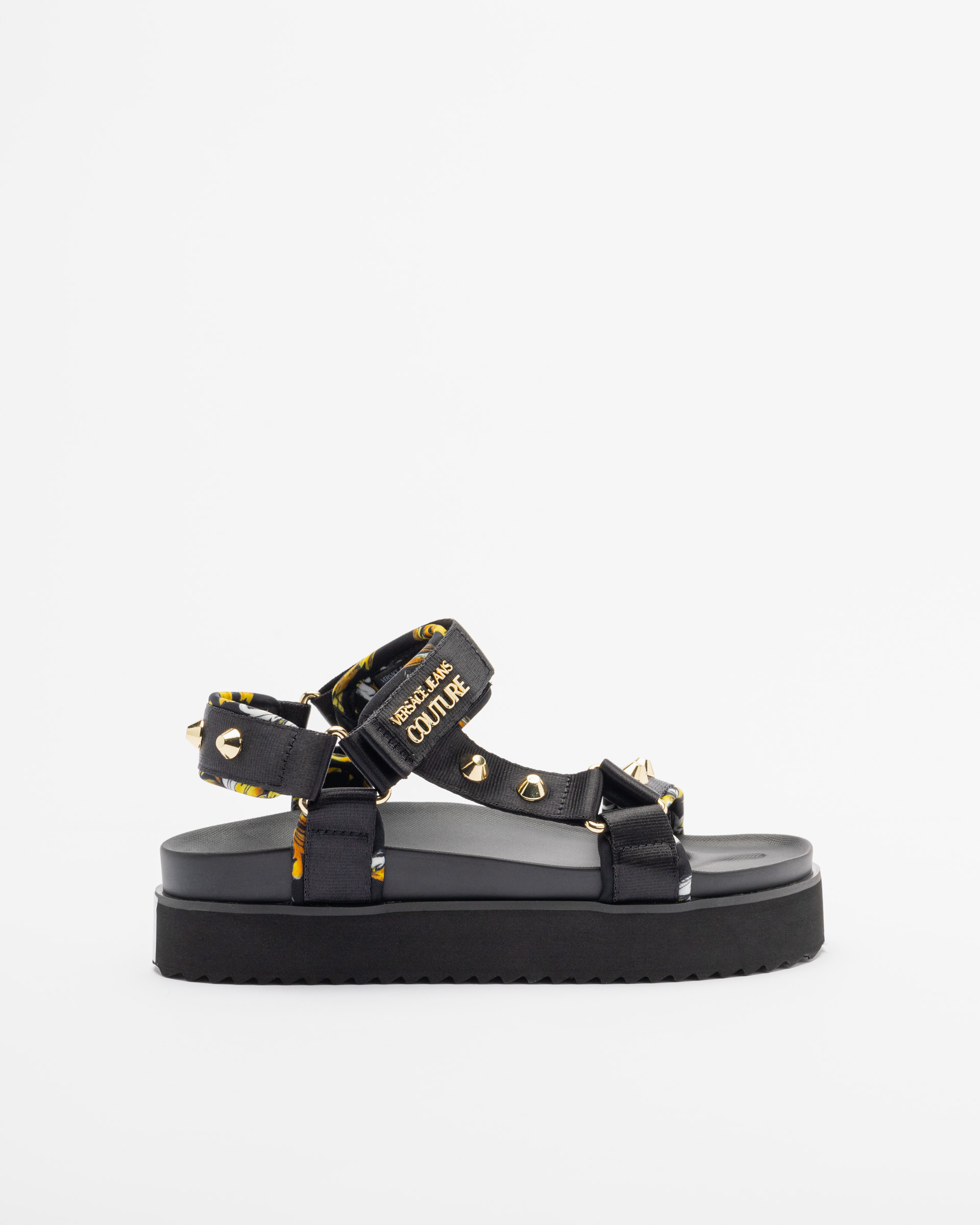 Versace Jeans Couture 78VA3SM2 Black Platform sandals - 492