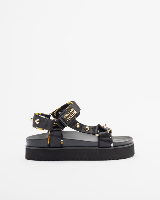 Sandlias de plataforma Versace Jeans Couture