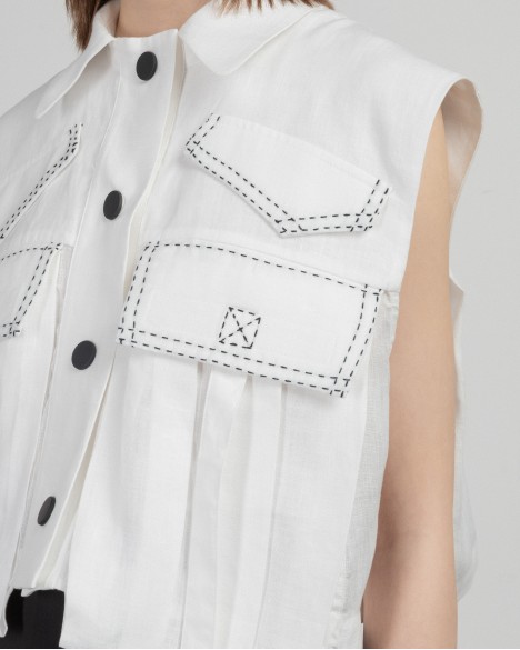 Mouwloos overhemd NU London