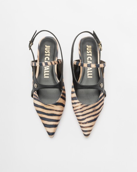 Sapato aberto atr�s Just Cavalli