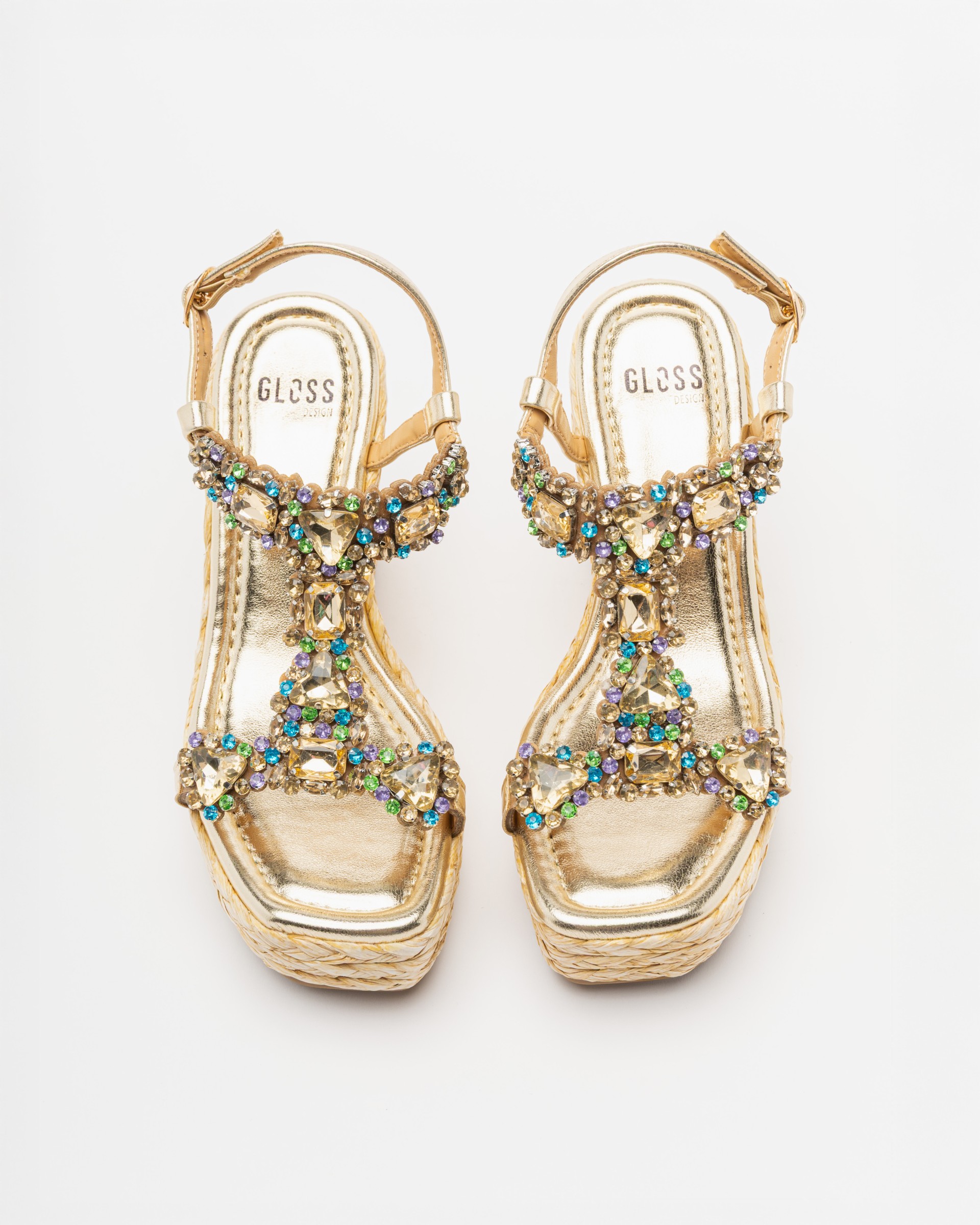 Sandalen met hoge hak Gloss