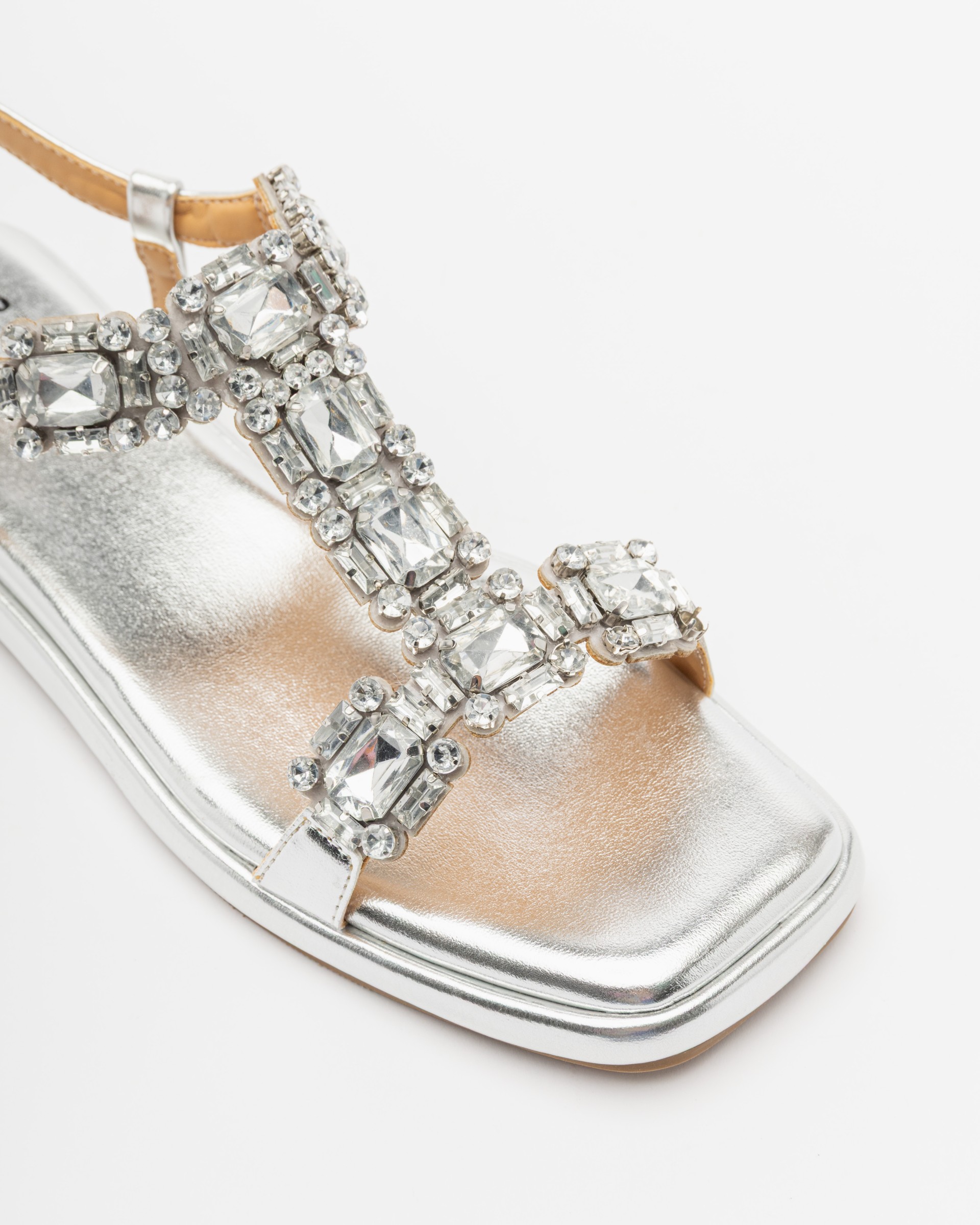 Platte sandalen Gloss