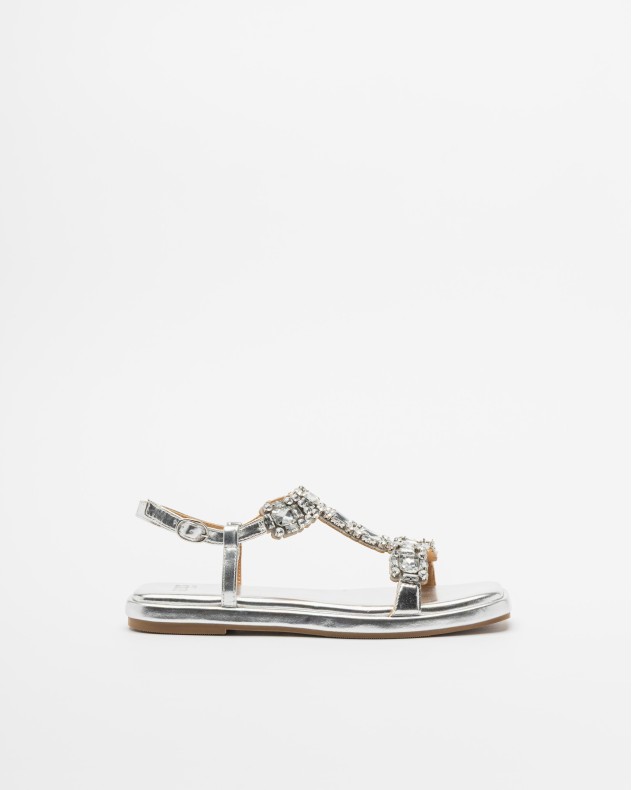 Platte sandalen Gloss