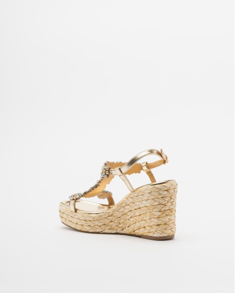 Sandlias de cunha Gloss