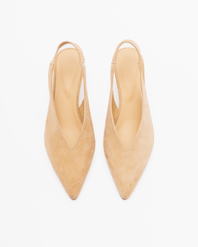 Open schoen aan de achterkant PROF