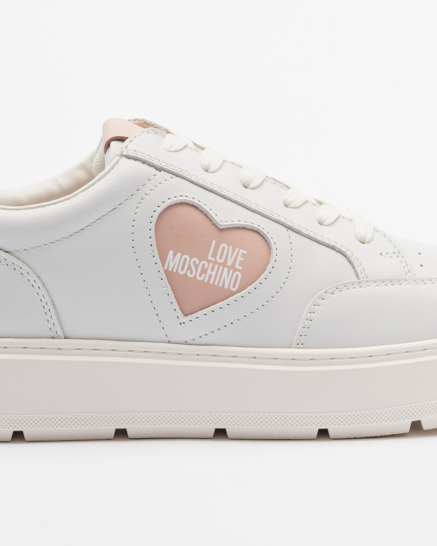 Zapatillas blancas Love Moschino