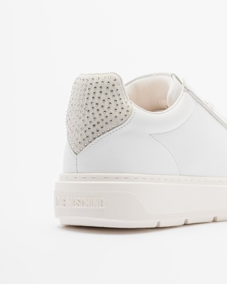 Witte sportschoenen Love Moschino
