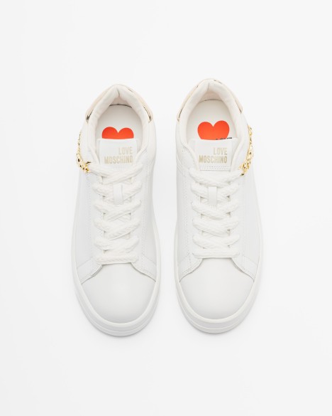 Zapatillas blancas Love Moschino