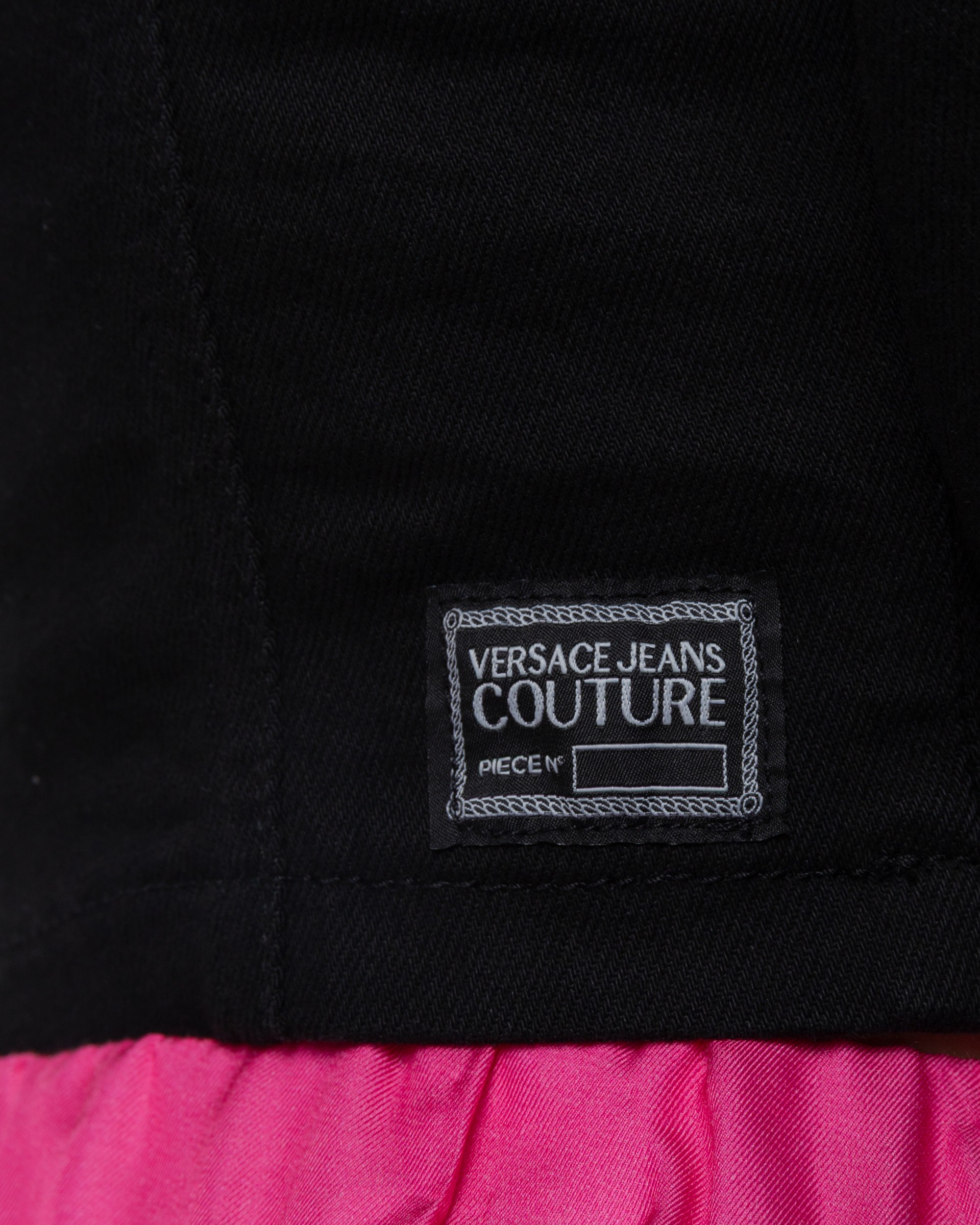 Casaco cropped Versace Jeans Couture