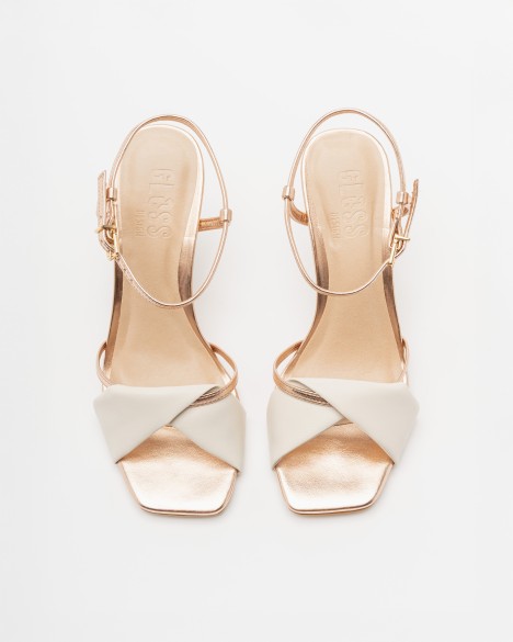 Sandali con tacco alto Gloss