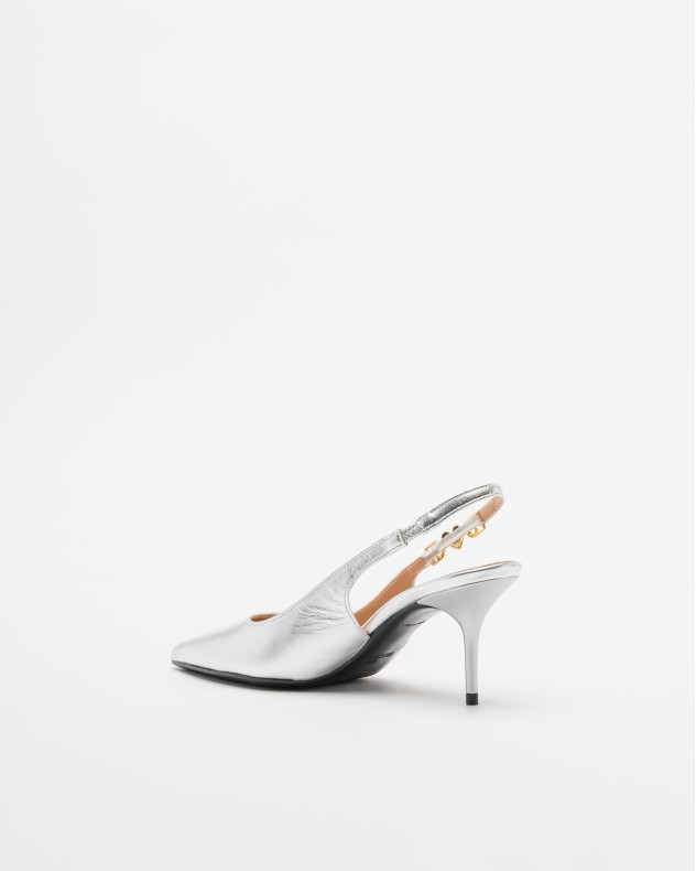 Scarpa slingback Love Moschino